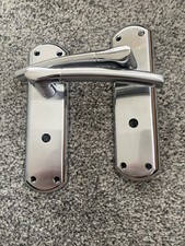 polished chrome internal door handle sets