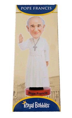 Pope Francis Bobblehead 2015 By Royal Bobbles New Opened Box