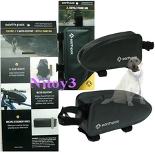 Earth Pak Bicycle Frame Top Tube Bag-Water Resistant/Multi-Use 2L