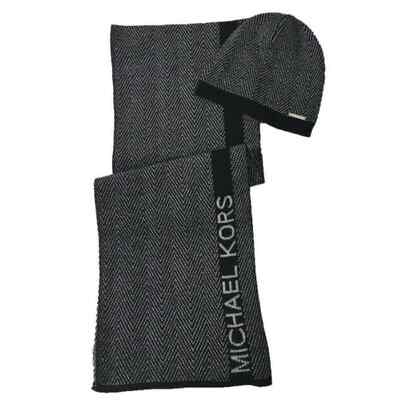 MICHAEL Kors ladies logo Scarf and beanie set s-l400.jpg main image 2