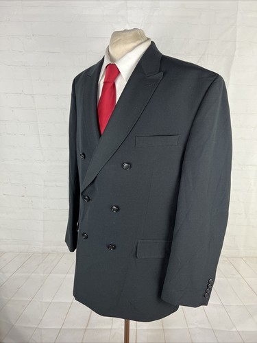 Sean John Men's Dark Gray Black Blazer 44R $395 - Picture 3 of 10