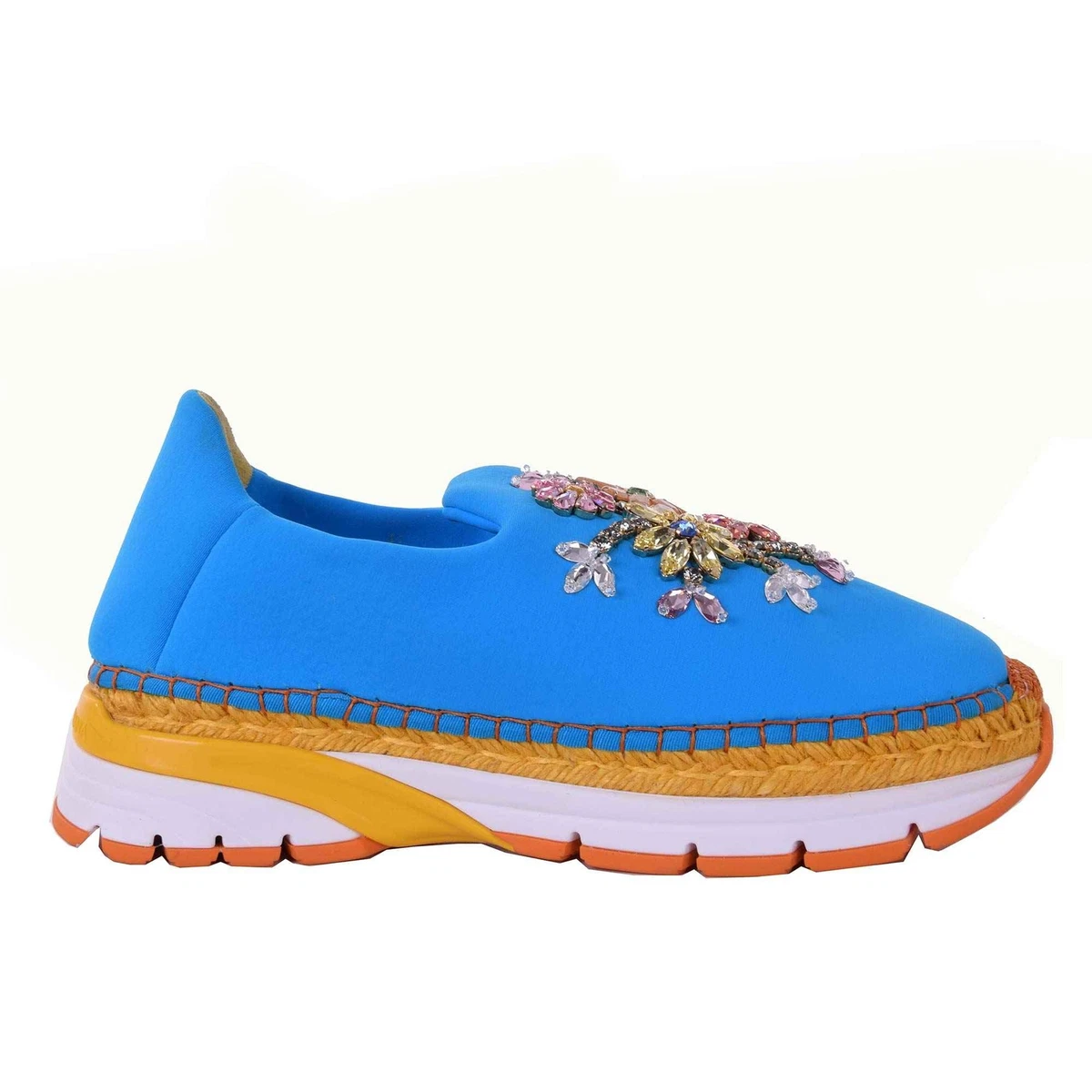 Dolce and cheap gabbana blue trainers