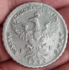 REGNO DI SICILIA CARLO BORBONE 12 TARì tari 1735 PALERMO ARGENTO OTTIMO AFFARE