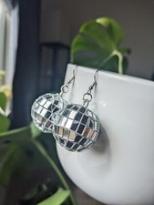 Disco Ball Earrings festival earrings, fest party earrings