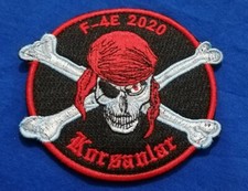 Patch T&uuml;rkish Air Force Korsanlar Skull Pirat T&uuml;rk Hava Kuvvetleri Aufneher Nr.5