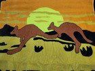 Australia Kangaroo Beach Towel