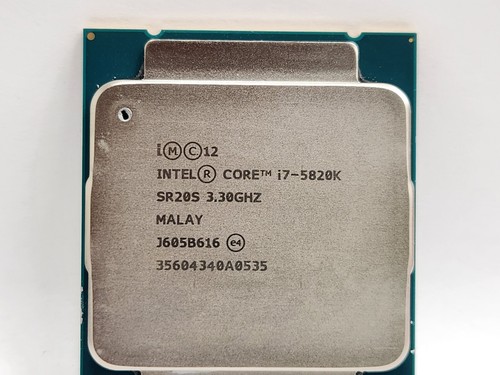 Lot of 2 Intel Core i7-5820K SR20S 3.30GHz Six-Core 15MB LGA2011 CPU Processor - Picture 6 of 7