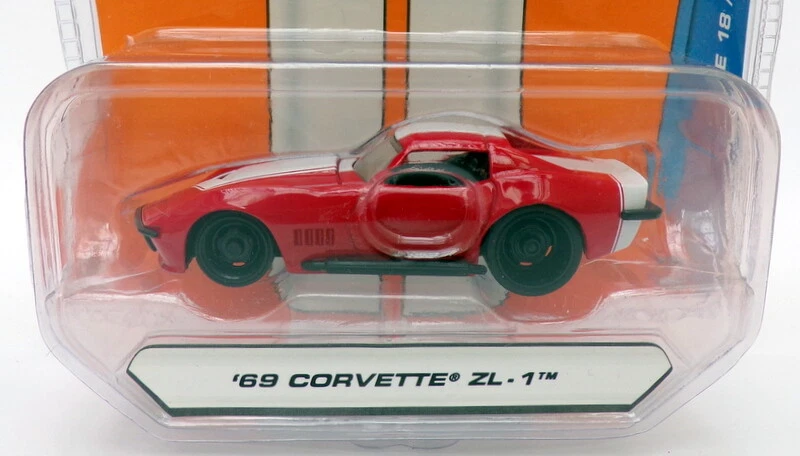 Jada Bigtime Muscle 1/64 Scale 12006 - 1969 Chevrolet Corvette ZL-1 - Red/White - Imagen 2 de 2