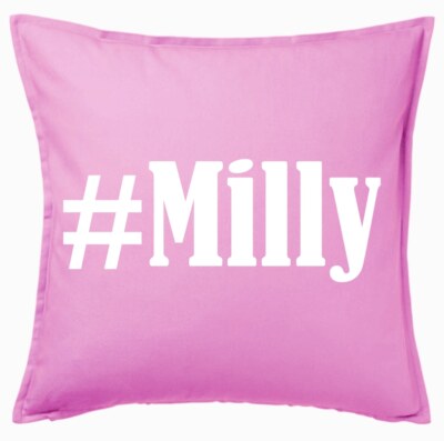 #Milly Kissenbezug Pink Ich Liebe Milly 157795
