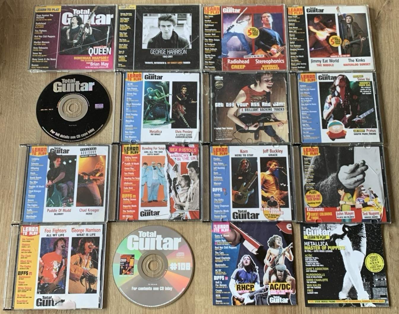 Total Guitar Magazine - 16x CDs Only 2002-3 Era