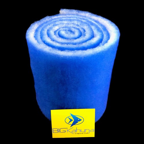 10-FT ROLL BLUE BONDED AQUARIUM FILTER MEDIA PAD 12" X 10'  FILTER FIBER FLOSS. - Picture 9 of 11