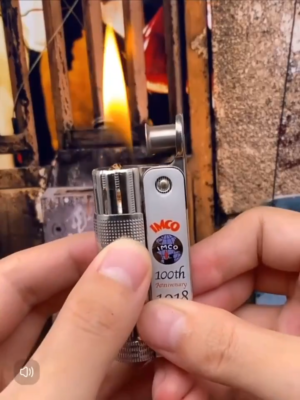 IMCO 100th Anniversary Kerosene Lighter, Windproof Flint Wheel