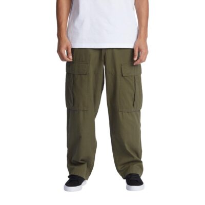DC The Tundra Baggy Cargo Pants - Ivy Green | eBay UK