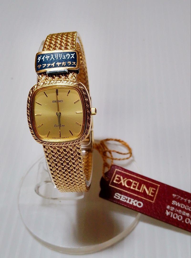 SEIKO EXCELINE ゴールド 時計　4N20 SEIKO EXCELINE 4N20-0640 Women's | eBay