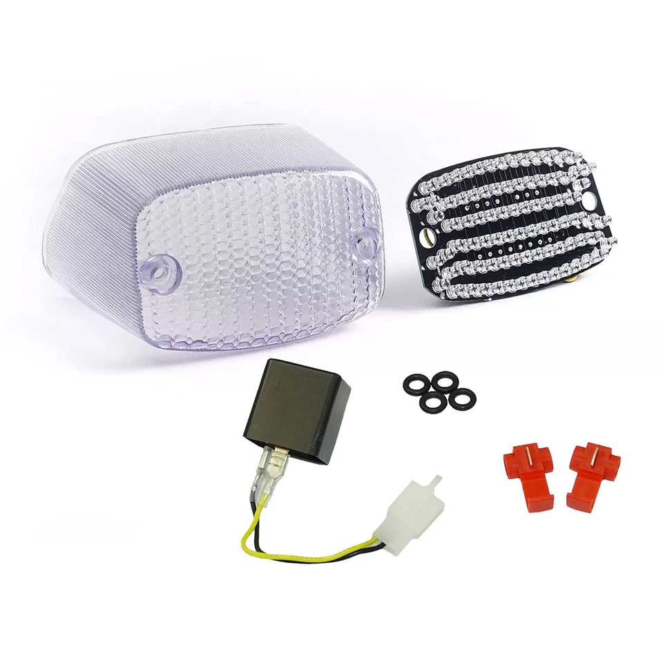 Señales de giro de luz trasera LED integradas para Yamaha Virago 700 750 1000 1100 XV700 Foto 2 de 4