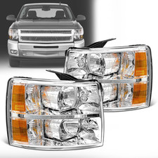 2007-2014 Silverado Headlight Assembly for 07 08 09 10 11 12 13 Chevy Silverado