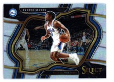 2022-23 Panini Select Tyrese Maxey #209 Courtside Silver Prizm 76ers
