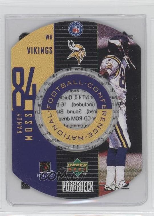 1999 Upper Deck Powerdeck Randy Moss HOF Insert Card