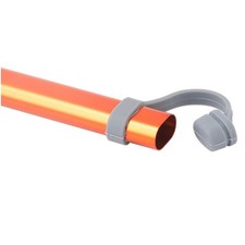 22g Lightweight Aluminum Chopstick Case Flat Round Tube 24.5cm Outdoor Storage