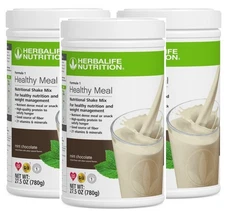 3X Herbalife Formula 1 Healthy Meal Nutritional Shake Mint Chocolate 750 g