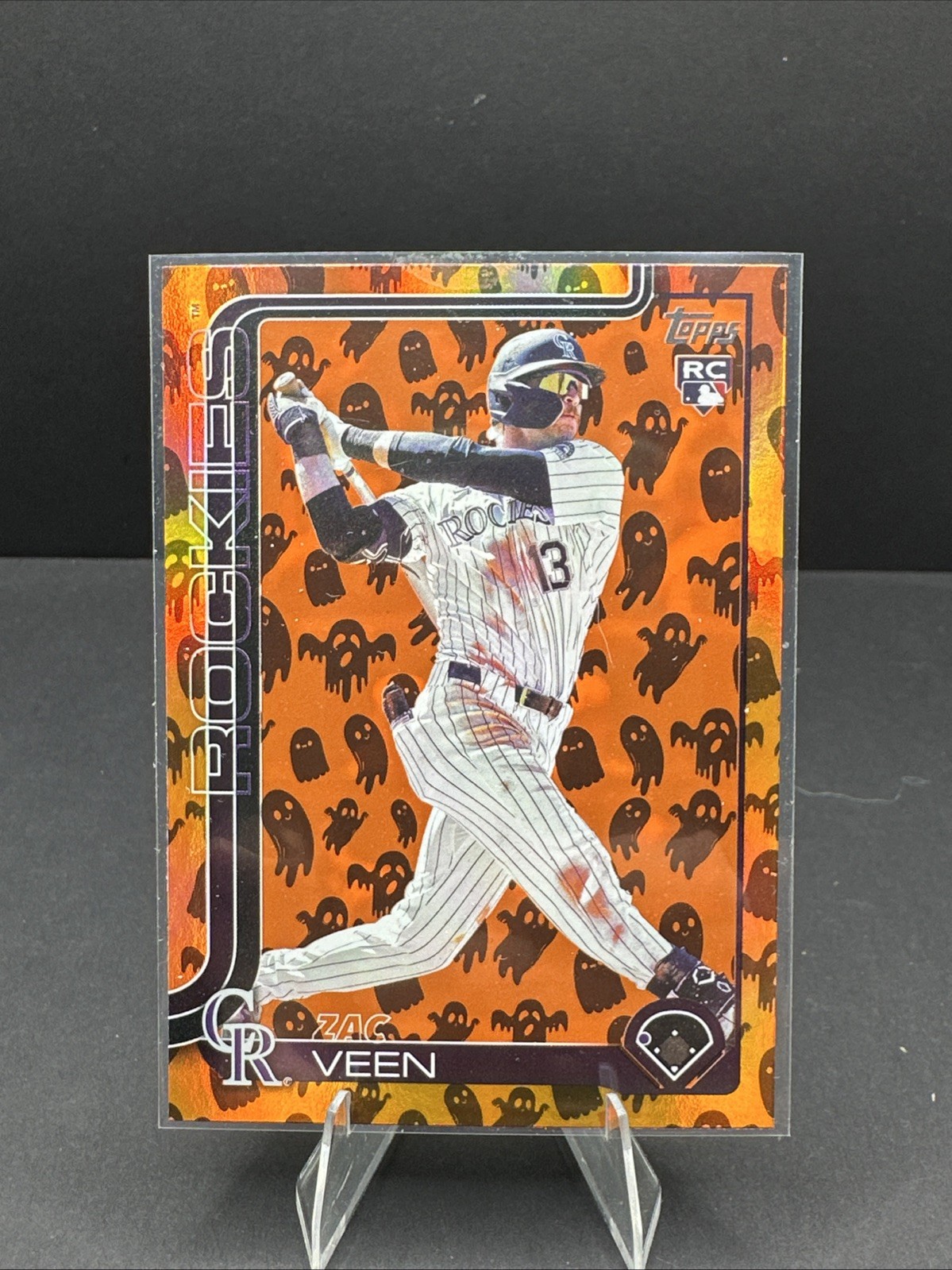 2025 Topps Update Series - Zac Veen #US286 Holiday Ghost Foil SP (RC)