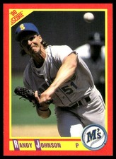 Randy Johnson 1990 Score #415 Mariners MLB READ FREE SHIPPING AutographDen