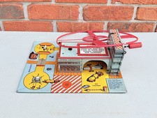 Vintage Marx Space Satellite Launcher Tin Rocket Age Toy