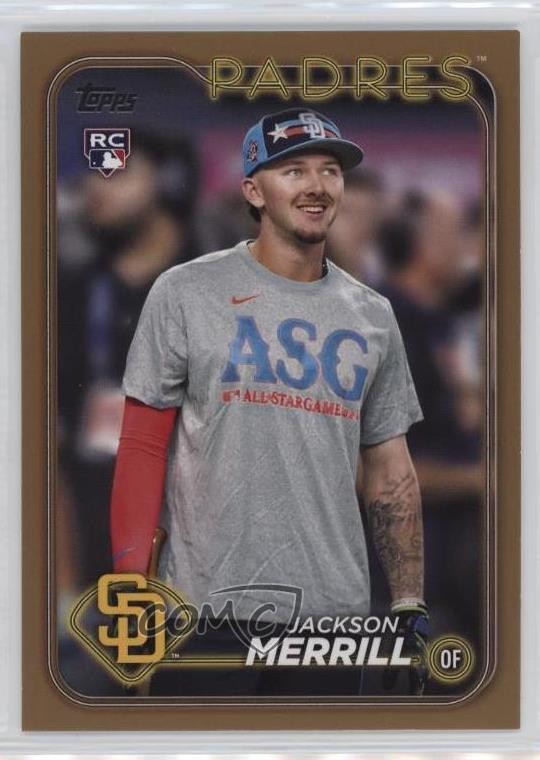 2024 Topps Update 2024 All-Star Game Gold 33/75 Jackson Merrill #ASG-49 0rd2