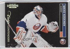 2011-12 Panini Playoff Contenders Calder Silver 12/100 Mikko Koskinen #179 3x3