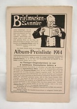WERBEFLYER Gebrüder Senf Leipzig Schaubek - Album BRIEFMARKEN