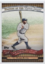 2010 Topps History of the World Series Babe Ruth #HWS5 HOF 4k8