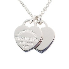 [Usato] Ciondolo TIFFANY 925 Return to Tiffany doppio cuore tag/j62-10