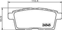 Bremsbelagsatz Scheibenbremse Hella Pagid 8DB 355 013-261 FüR Mazda ER CX TB MZR