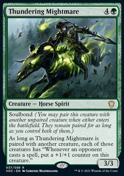 Donnernder Machtmahr (V.1) VOC-37 Rare Deutsch Near Mint / keine Magic/MTG