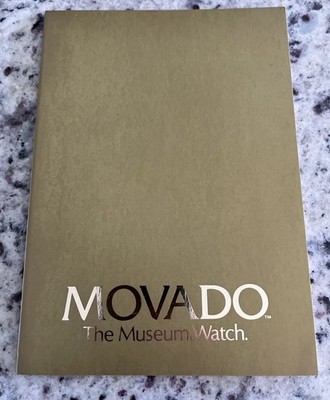 1980s MOVADO MUSEUM WATCH Catalog Booklet 14K Gold & Diamond Collection 34 Pages