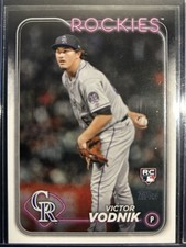2024 Victor Vodnik Topps Series 2 RC Rookie Card Colorado Rockies #607. rookie card picture
