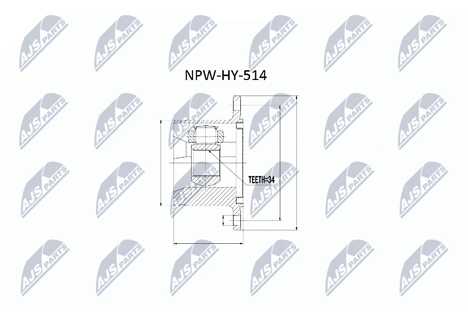 Fits NTY NPW-HY-514 INNER CV JOINT ⭐UK Stock⭐ - Image 8