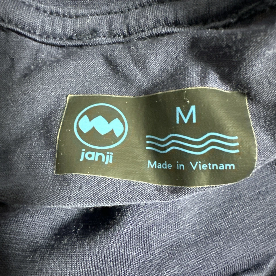 Janji 衬衫成人 M 蓝色重复美利奴跑步性能 Tech Stretch 男式 — 第 3/4 张图片