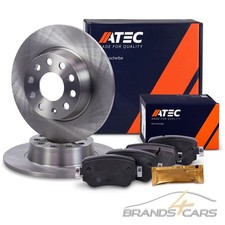 ATEC BREMSSCHEIBEN VOLL Ø272+BREMSBELÄGE HINTEN FÜR SKODA OCTAVIA 3 5E RS AB 13