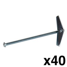 Skywalker 3/16" x 4" Toggle Bolts Hollow Wall Anchors Box of 40