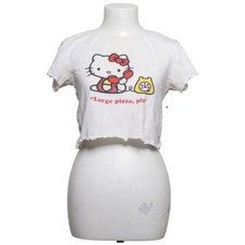 Sanrio, T-shirt, Größe: M, Weiß/Rot/Gelb, Baumwolle, Print, Damen #5RS