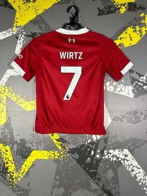 Wirtz Liverpool Jersey Home football shirt 2025 - 2026 Adidas Young S 9-10Y ig93 - Image 1 of 4