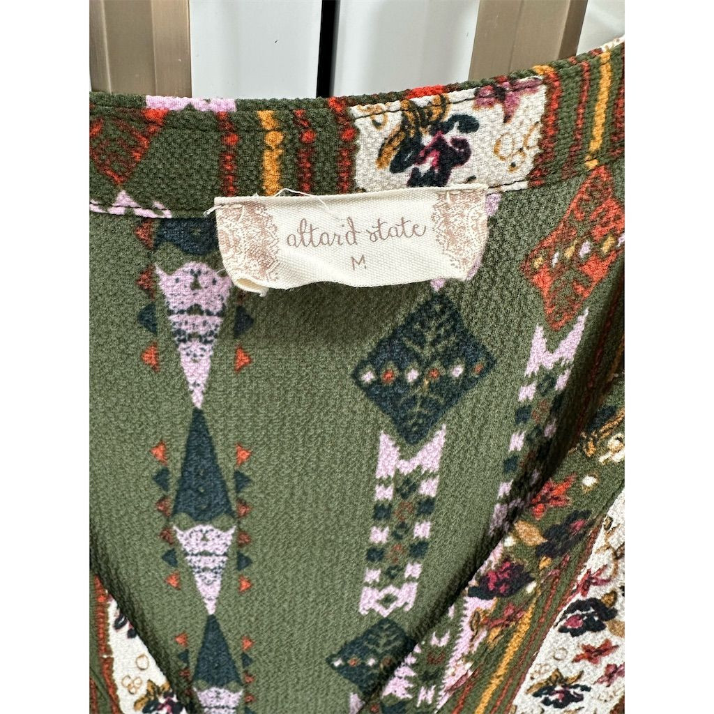 Altar'd State Women's M Green Bohemian Floral Maxi Dress Long Sleeve SI49 | eBay Altar'd State Women's M Green Bohemian Floral Maxi Dress Long Sleeve SI49 | eBay