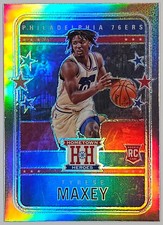 2020-21 Panini Chronicles Hometown Heroes Silver Prizm ROOKIE #547 Tyrese Maxey