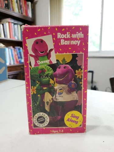 Barney & Friends VHS Tape Rock With Barney Sing Along Songs Vintage 1990's