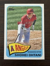 Shohei Ohtani 2021 Topps 1965 Redux Insert Baseball Card #T65-4