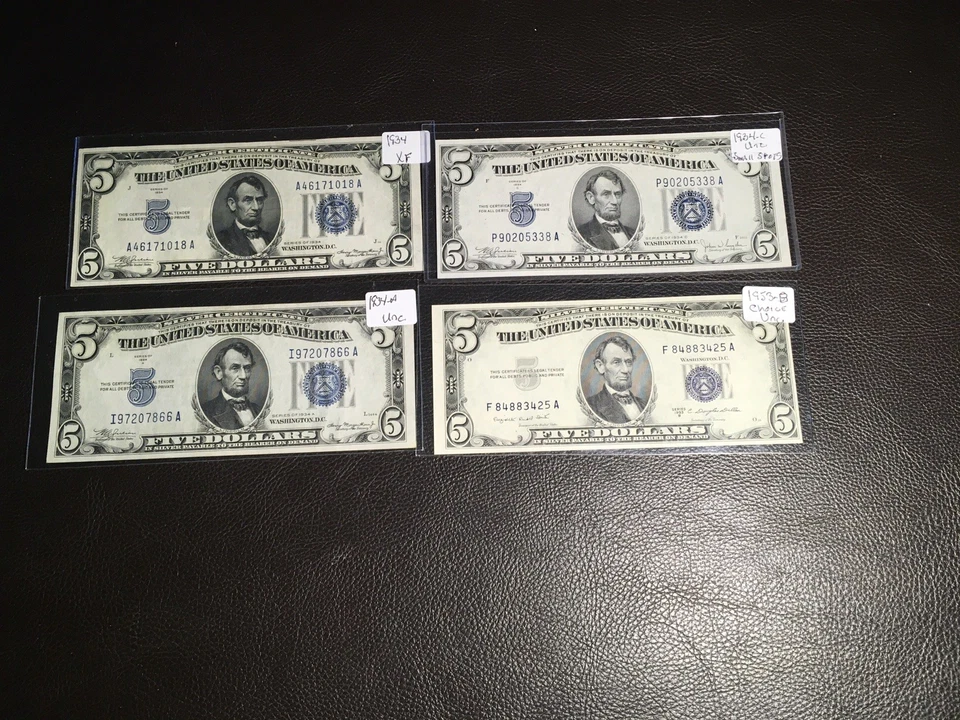 13 Total Plata Cert. Alto Grado 4 Con Pequeños Puntos Bonito Lote Incluye 1928-A Foto 2 de 4