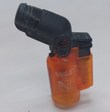 Eagle Butane Utility Torch Lighter Turbo Jet Flame Orange/Black Disposable