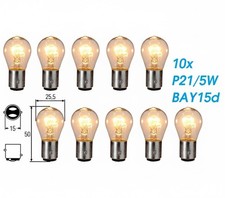 10x P21/5W BAY15d 21/5W 12V Dual Sockel Glühlampe Birne  Auto Lampe Glas für Kia