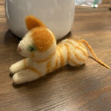 Needle Felted Cat